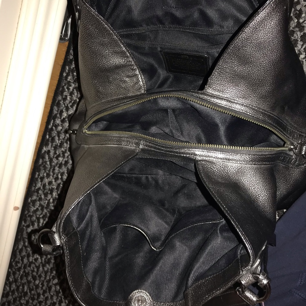 Metallic Coach purse